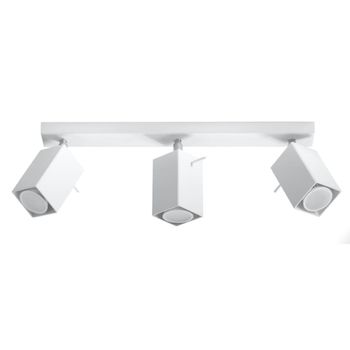 Lámpara de techo blanco acero alt. 16 cm