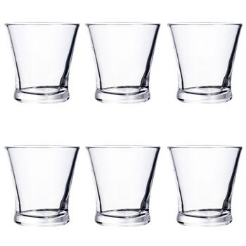 Juego de 6 vasos carajillo vidrio 10 cl
