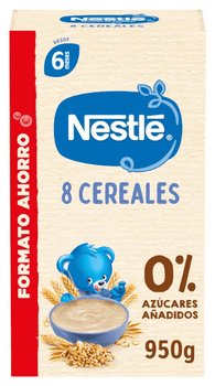 Nestlé Papilla 8 Cereales +6m 950 gr