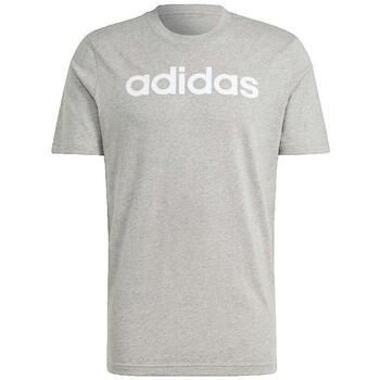 adidas Camiseta T-shirt Essentials avec logo brodé - Gris para hombre