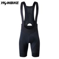 ykywbike-pantalones cortos con pechera para ciclismo para hombre ropa para exteriores paseo en bicicleta 6 horas acolchado medias con pechera ropa de ciclismo para hombre pantalon corto de