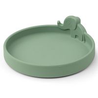 plato de silicona peekaboo elphe verde