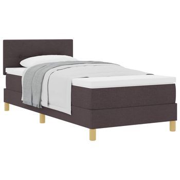 Cama Tapizada 203x80x88 Cm  - Marrón