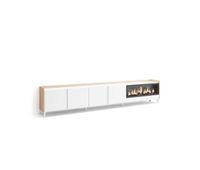 mueble tv almargen-02 con chimenea electrica y almacenaje