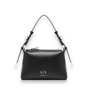 ax armani exchange para mujer xw002990af26452uc001 bolso con apliques metalicos y correa ajustable negro osfa casual poliester