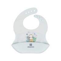 babero de silicona savanna friends azul