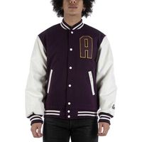 attica cazadora varsity leatherwool para hombre