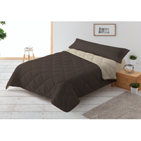 relleno nordico 300gr bicolor reversible cama 150160cm 240x220cm chocolate  beige  donegal collections