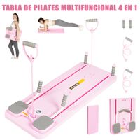 tabla de pilates multifuncional dispositivo de pilates plegable 4 en 1 rueda abdominal con temporizador de rebote automatico gimnasio en casa