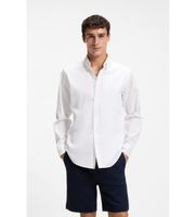 boss para hombre 50565626 camisa ricoplus blanco l casual algodon manga larga