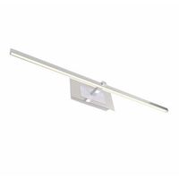 aplique led 10w metalico luz neutra 4000k articulado 61cm cromo brillo