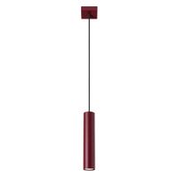 lampara colgantes borgona acero alt 100 cm