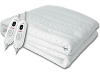 manta electrica - ufesa flexy heat cme 120 w 3 niveles de temperatura 150x130 cm blanco