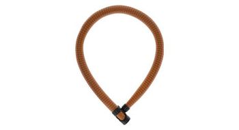Abus ivytex 7210   85cm cadena antirrobo naranja
