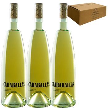 Finca Las Caraballas Vino Blanco Verdejo Ecológico 75 Cl 13 % Pack 3 Botellas