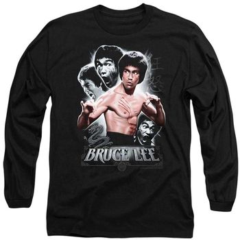 Bruce Lee Camiseta manga larga Inner Fury para hombre