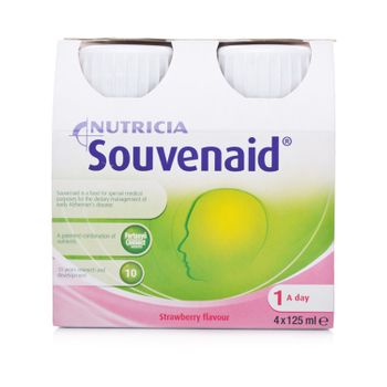Nutricia Strawberry Souvenaid - 72x125ml Bottles