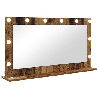 Espejo De Tocador Madera Vieja 100 X 55 X 18 Cm Rectangular Vidaxl