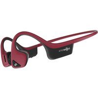 aftershokz trekz air wireless bluetooth headphones - red red