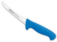 cuchillo deshuesador de acero inoxidable nitrum de 140 mm mango azul
