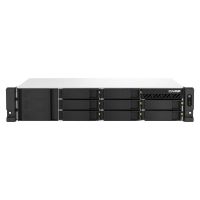 nas qnap ts-873aeu-rp ryzen v1500b 4gb ddr4 8 bahias 2u rack 25gbe dual psu m2 pcie gen3