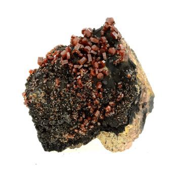 Vanadinita - Pierre Natural De Marruecos, Mibladen - Cristal De Vanadinita Rojo De Vanadinita | 1495.2 Ct - Certificado De Autenticidad Incluido | 80