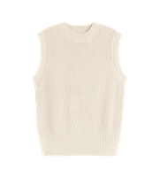 ecoalf para mujer mcwgaknhiedr0649s24-013 chaleco hiedra beige l casual algodon organico sostenible