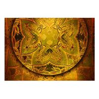papel pintado 3d - mandala golden poem 250x175 cm