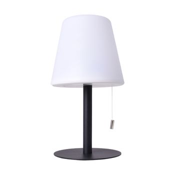 Sobremesa portátil biana con cable usb ip44 1x1w led rgb al.30xd.16cm blanco