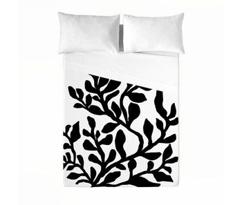 Naturals - juego de sábanas estampadas 3 piezas cama 90 - algodón incluye sábana encimera + 1 funda de almohada + sábana bajera - niobe