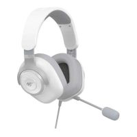 auriculares havit h2230d inalambricos y con cable doble microfono para gaming blanco y gris