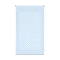 estor enrollable premium - estor enrollable tamano 140x250 - estor premium color azul con motas blancas  blindecor