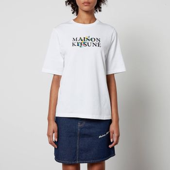 Maison Kitsuné Flowers Comfort Cotton-Jersey T-Shirt - M