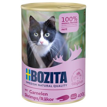 Bozita Canned Food Saver Pack 24 x 400g - Shrimps Pâté