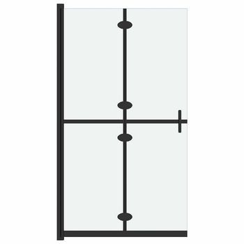 Mampara De Ducha Plegable Vidrio Esg Esmerilado 70x190 Cm Vidaxl