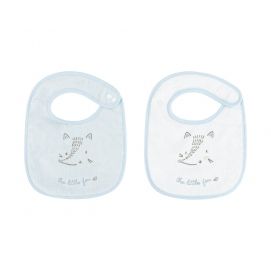 Set de 2 baberos de rizo Little fox