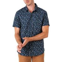 rms 26 camisa manga corta allover para hombre