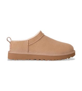 UGG para mujer. 1173891 Botines Classic Micro beige (41), Piel, Plano, Ninguno, Casual