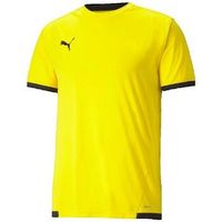 puma camiseta t-shirt teamliga jaune para mujer