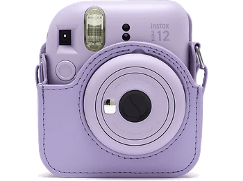 Funda cámara - FujiFilm Mini 12, Bandolera, Violeta