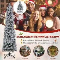 arbol de navidad de 180 cm arbol de navidad cubierto de nieve con 150 luces blancas calidas