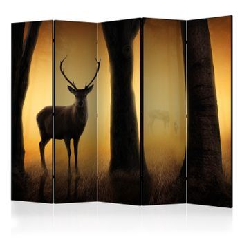 Biombo - Deer In His Natural Habitat Ii [room Dividers]