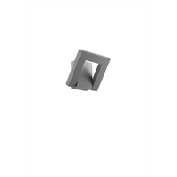 aplique de pared led leva de 12 w temperatura de color de 3000 k a 4000 k angulo ajustable de 340 960 lm ip54 color gris cemento - perenz