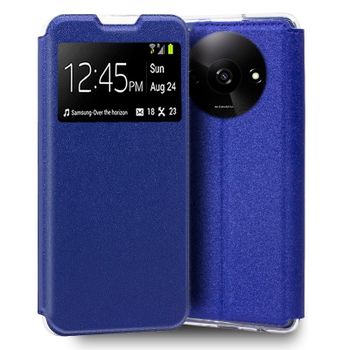 Cool Flip Cover Funda de Libro para Xiaomi Redmi A3 Lisa Azul