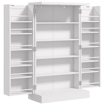 Armario despensa cocina 60x30x104 cm blanco