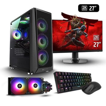 PC Racing D5 Equinox Gaming Intel Core i5-14600KF/32GB/2TB SSD/RTX 5070 Ti + Monitor 27