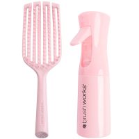brushworks curly hair saviour set