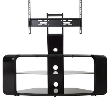 AVF Como FSL1174COB TV Stand with Bracket - Black, Black