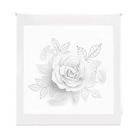estor enrollable translucido con estampado - estor enrollable tamano 170x180 - estor translucido modelo rose  blindecor