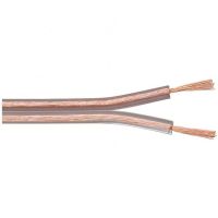 goobay cable para altavoz 2x15mm 10m transparente